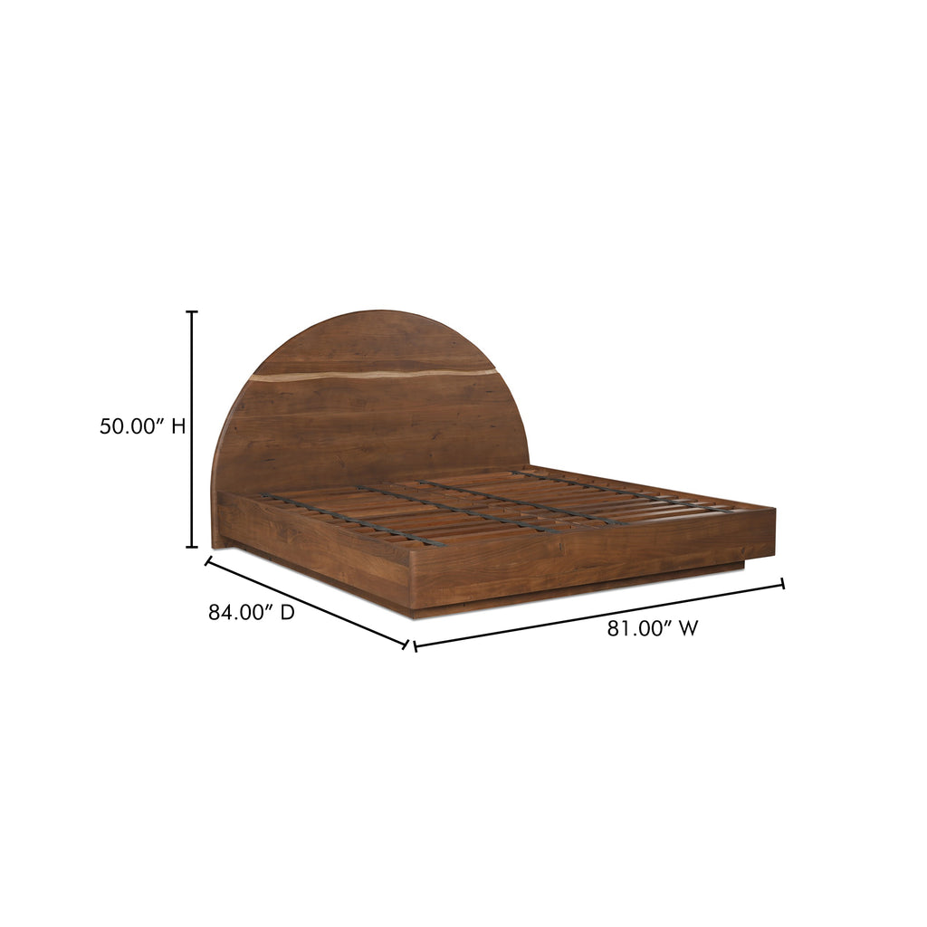 Watson King Bed Brown - 1630Living