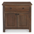 Gene Charging Nightstand Dark Brown - 1630Living