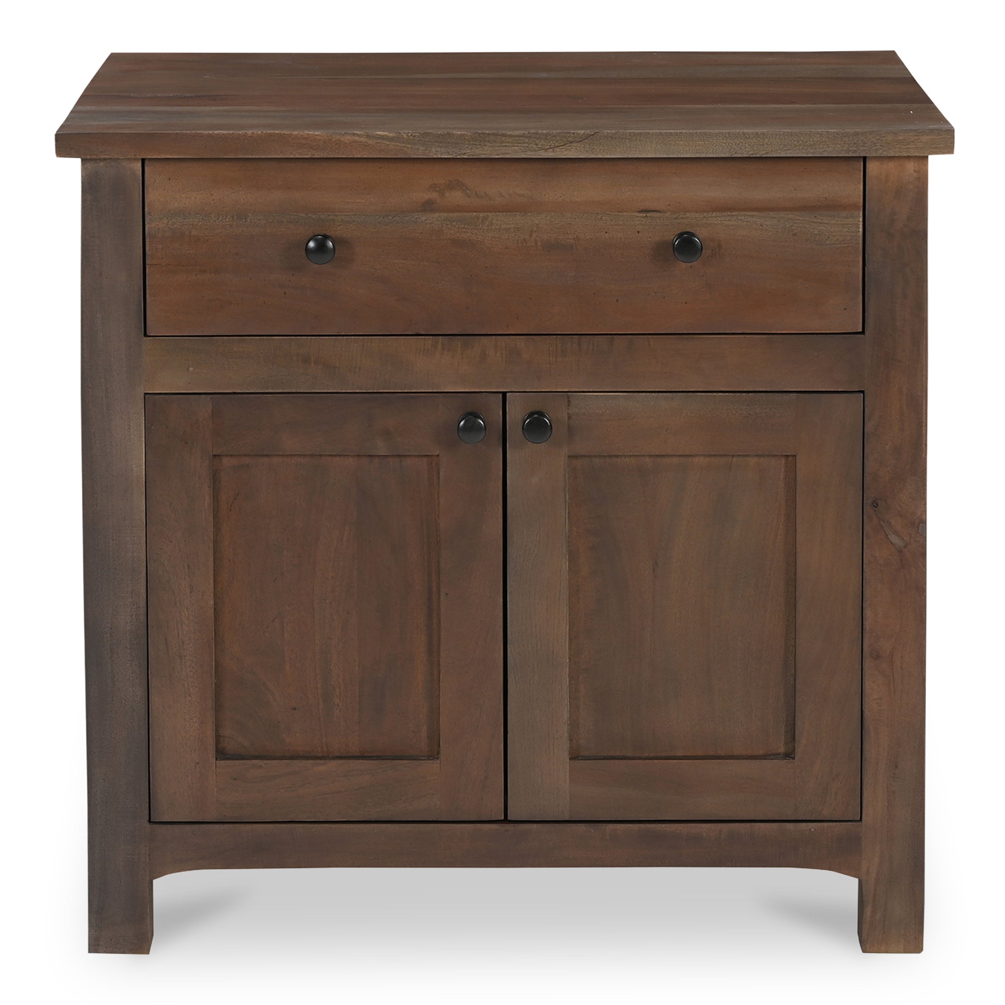 Gene Charging Nightstand Dark Brown - 1630Living