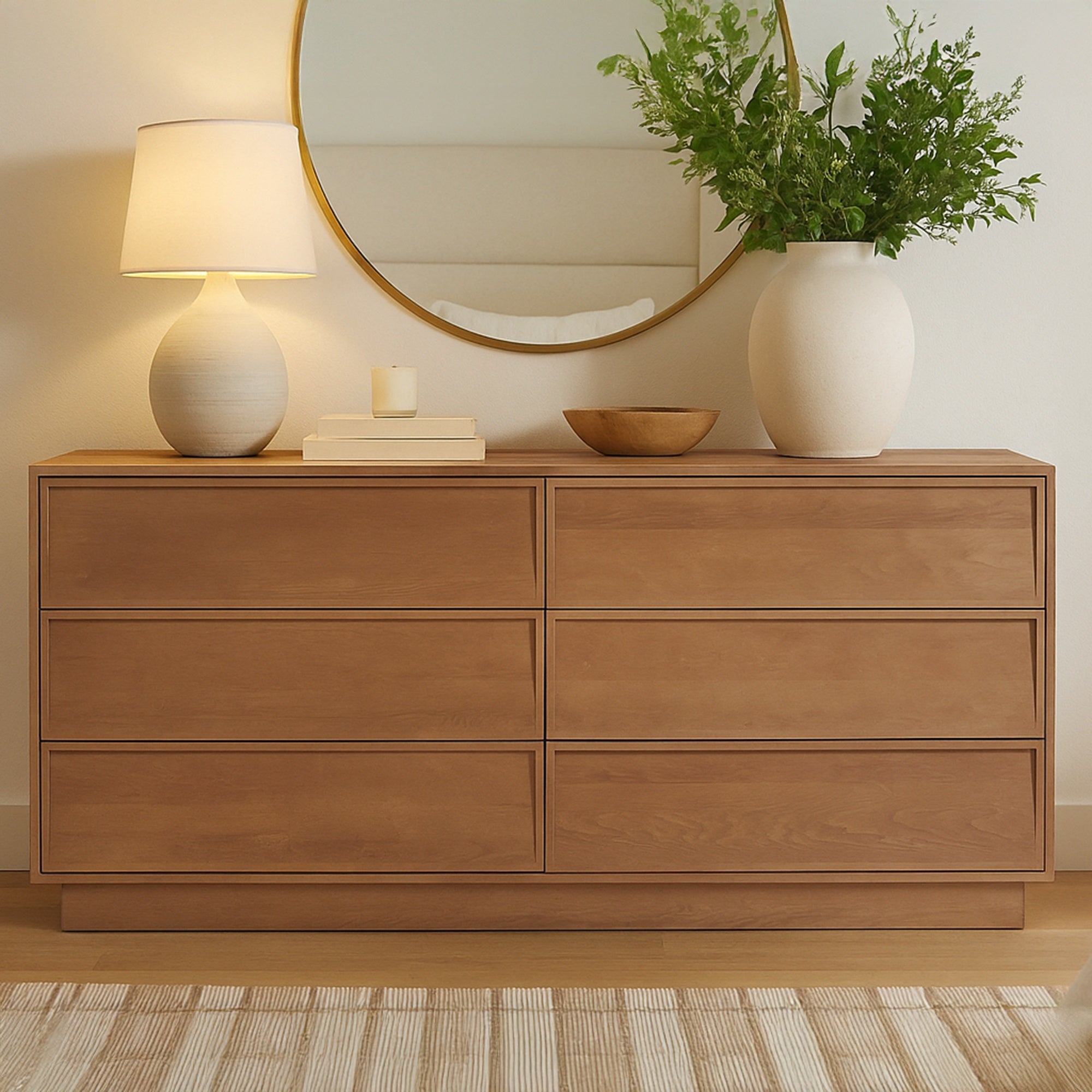 Hudson 6 Drawer Dresser Natural - 1630Living