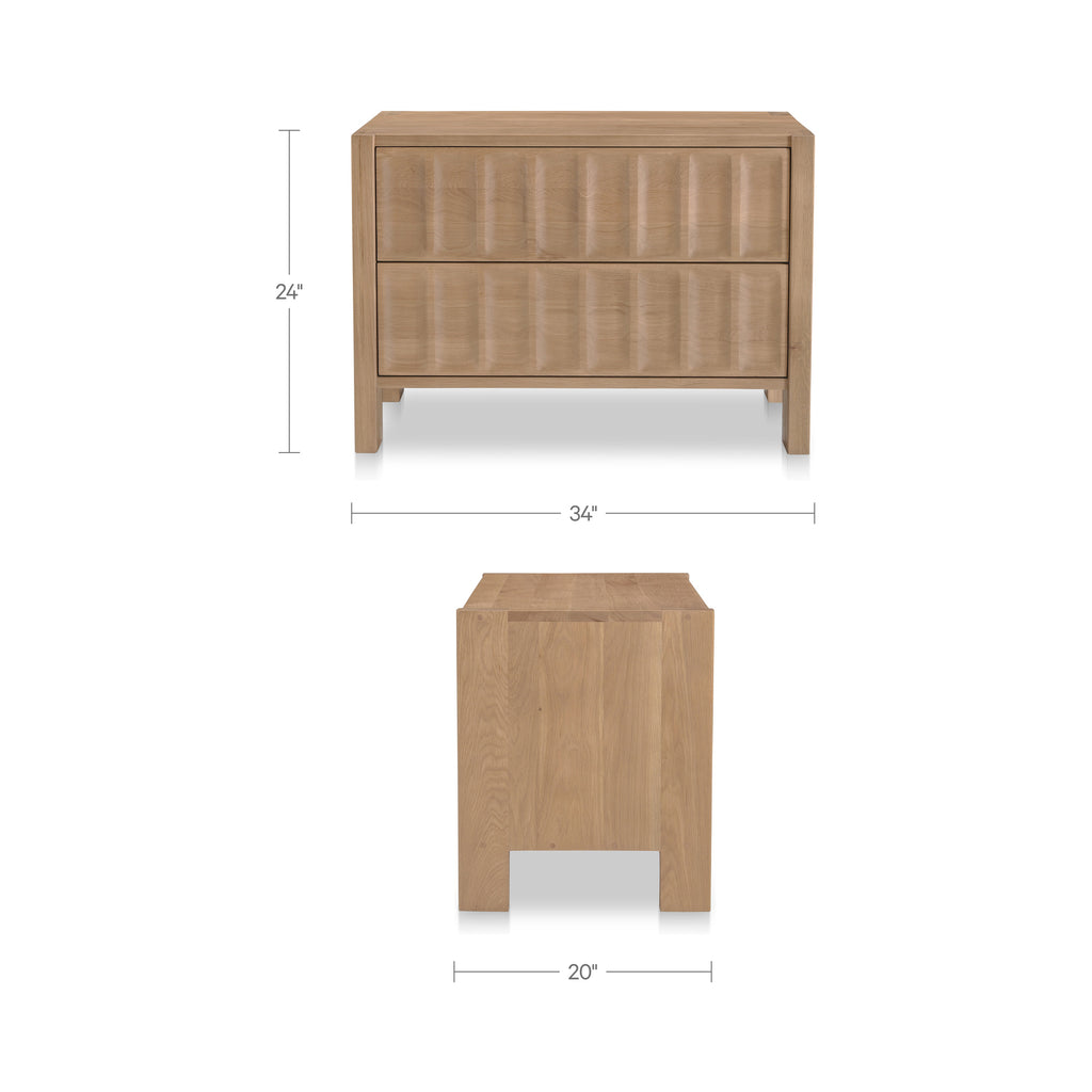 Roland Nightstand Natural - 1630Living