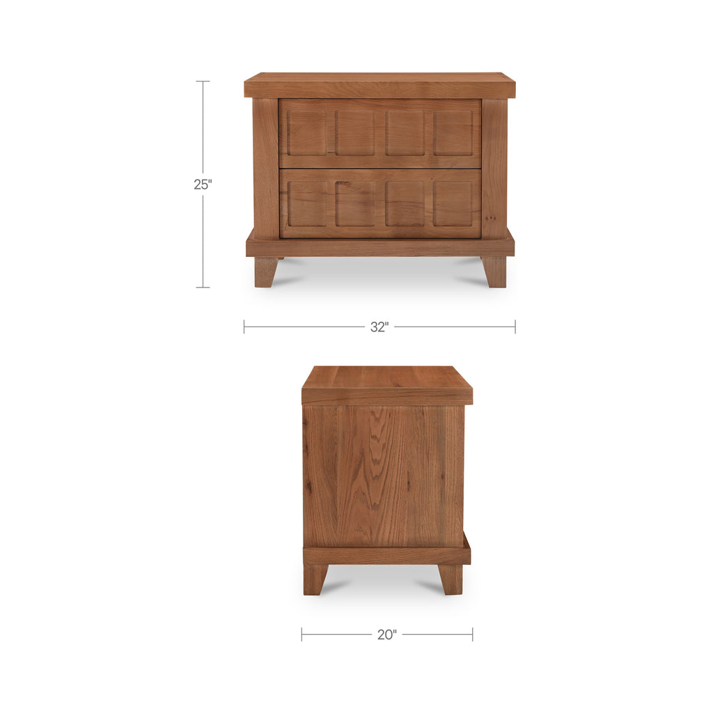 Enya Nightstand Red Oak - 1630Living