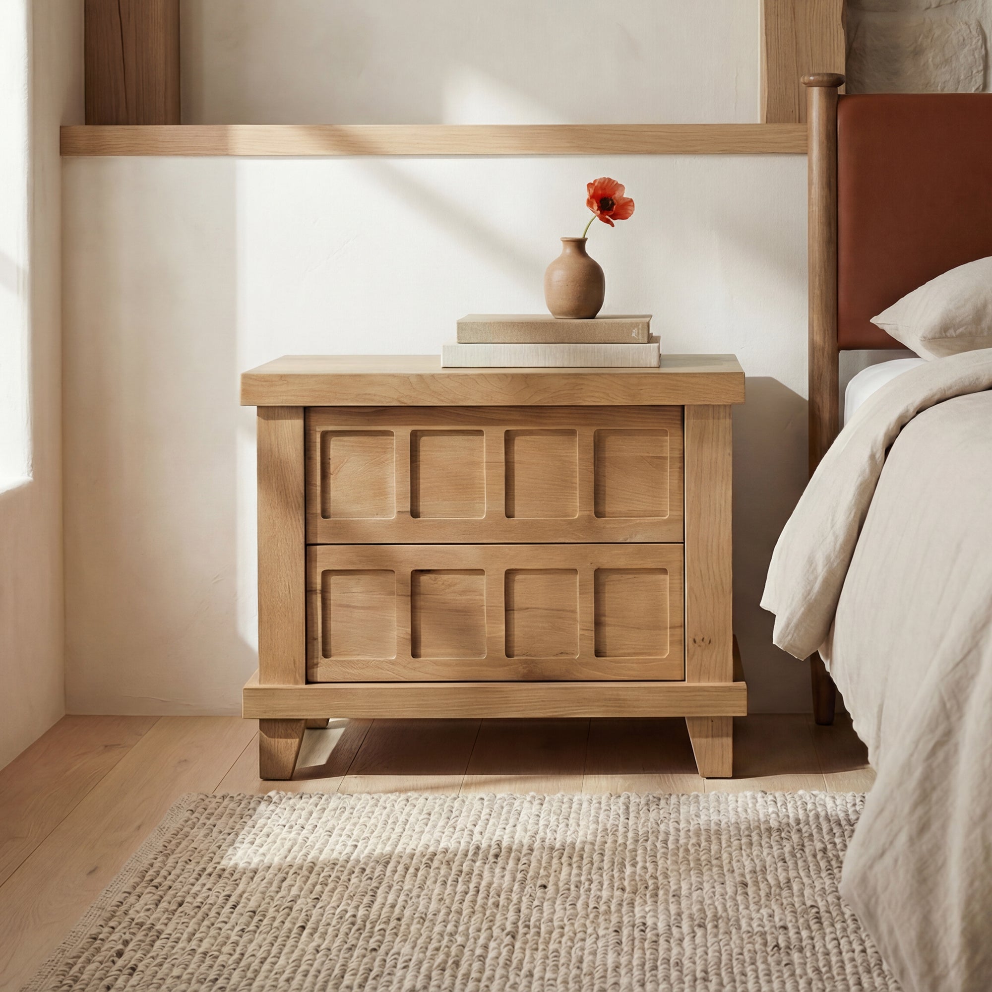 Enya Nightstand Natural Oak - 1630Living
