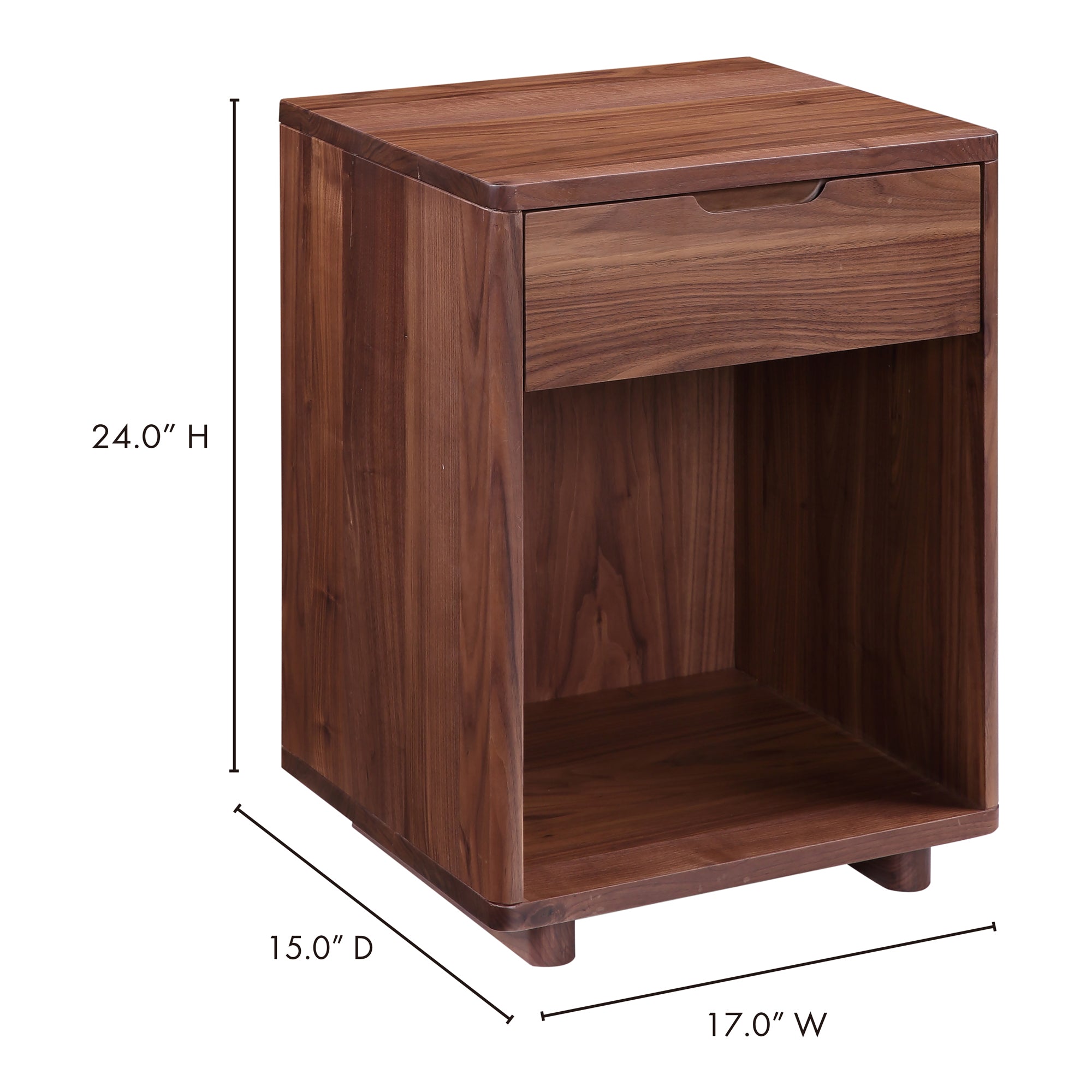 Osamu Nightstand Brown - 1630Living