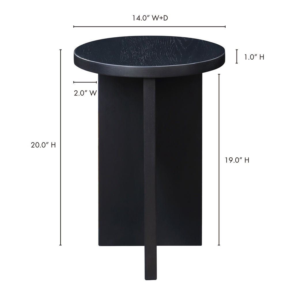 Grace Accent Table Black Oak - 1630Living