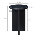 Grace Accent Table Black Oak - 1630Living