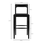 Owing Barstool Black - 1630Living