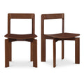 Daifuku Dining Chair Brown – Set Of Two - 1630Living