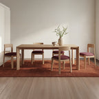 Daifuku Large Dining Table Brushed Natural Oak - 1630Living