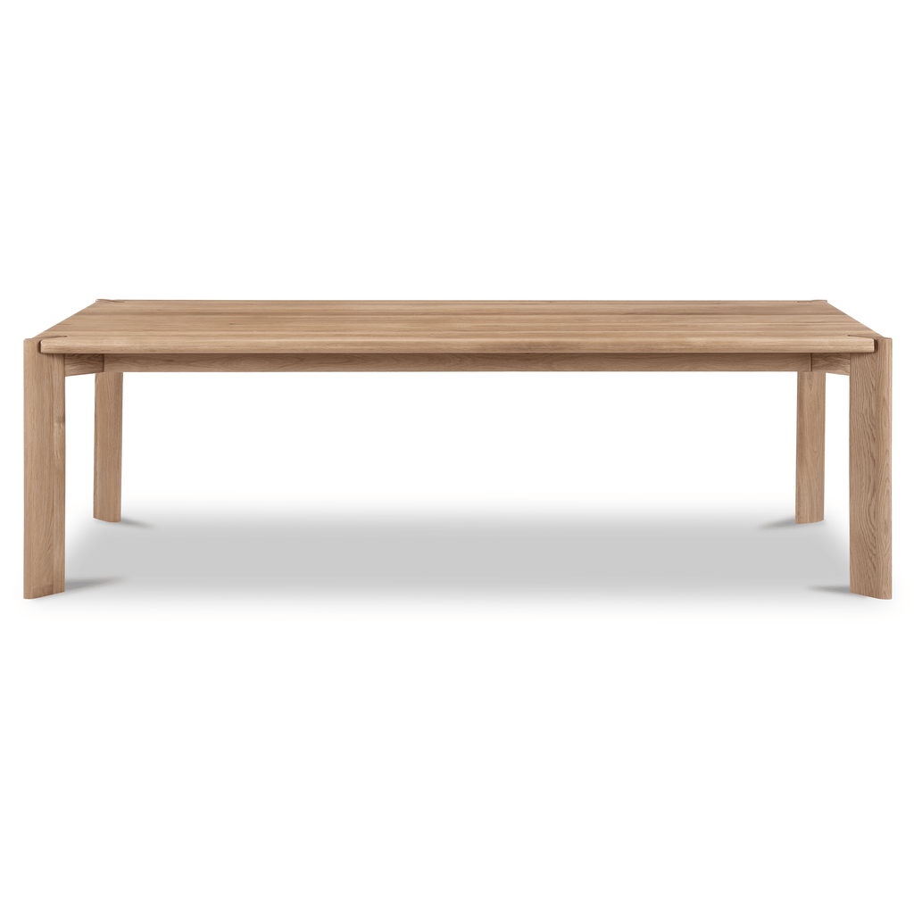 Daifuku Large Dining Table Brushed Natural Oak - 1630Living
