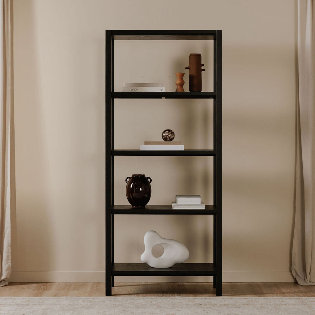 Nolan Bookcase Black - 1630Living