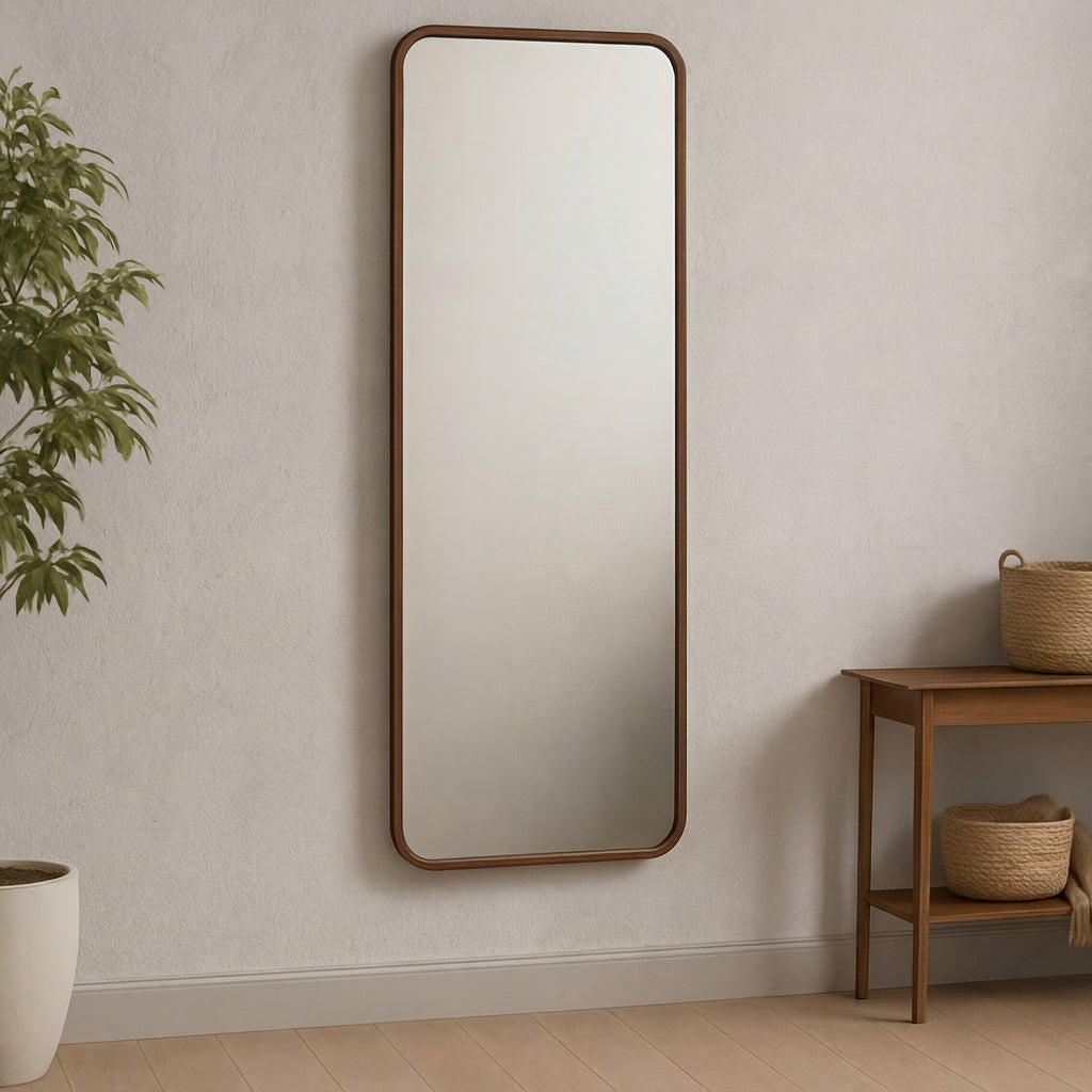 Kai Floor Mirror Walnut - 1630Living