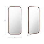 Kai Floor Mirror Walnut - 1630Living