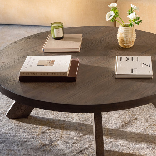 Alden Coffee Table Cool Brown - 1630Living