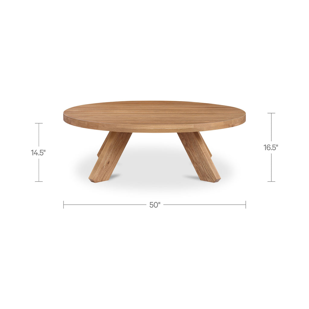 Alden Coffee Table Natural Oak - 1630Living