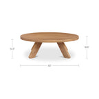 Alden Coffee Table Natural Oak - 1630Living