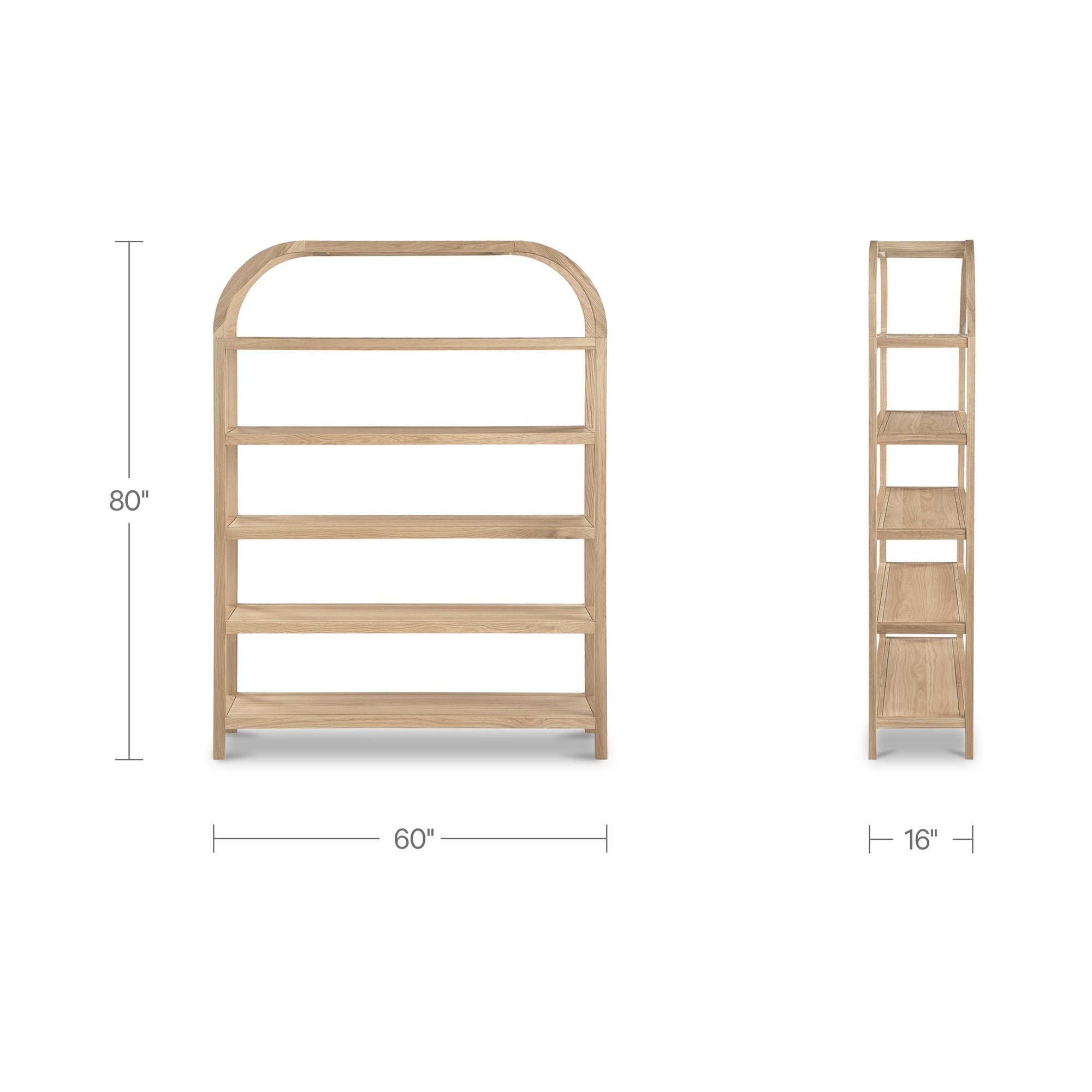 Eero Bookcase Large Natural - 1630Living