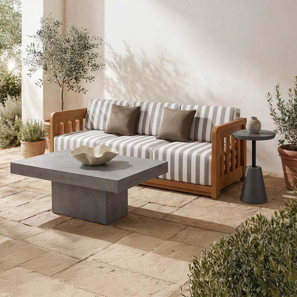 Foundation Outdoor Accent Table Dark Grey - 1630Living