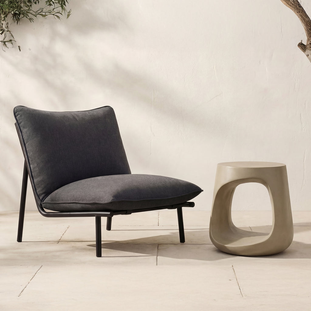 Rothko Outdoor Stool Cream - 1630Living