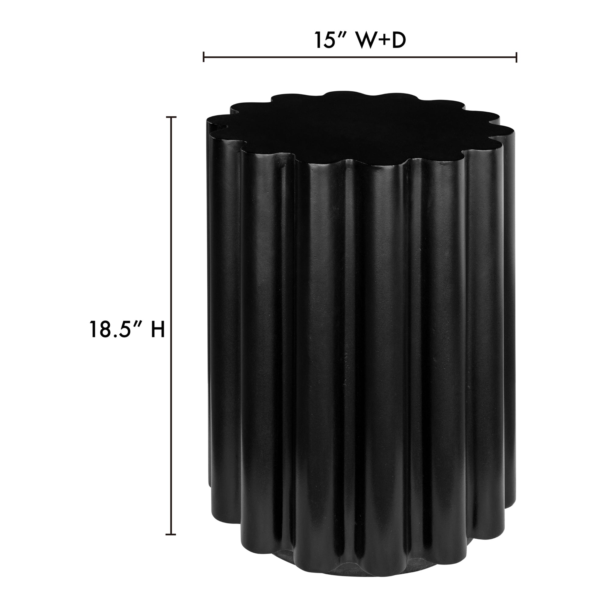 Taffy Accent Table Black - 1630Living
