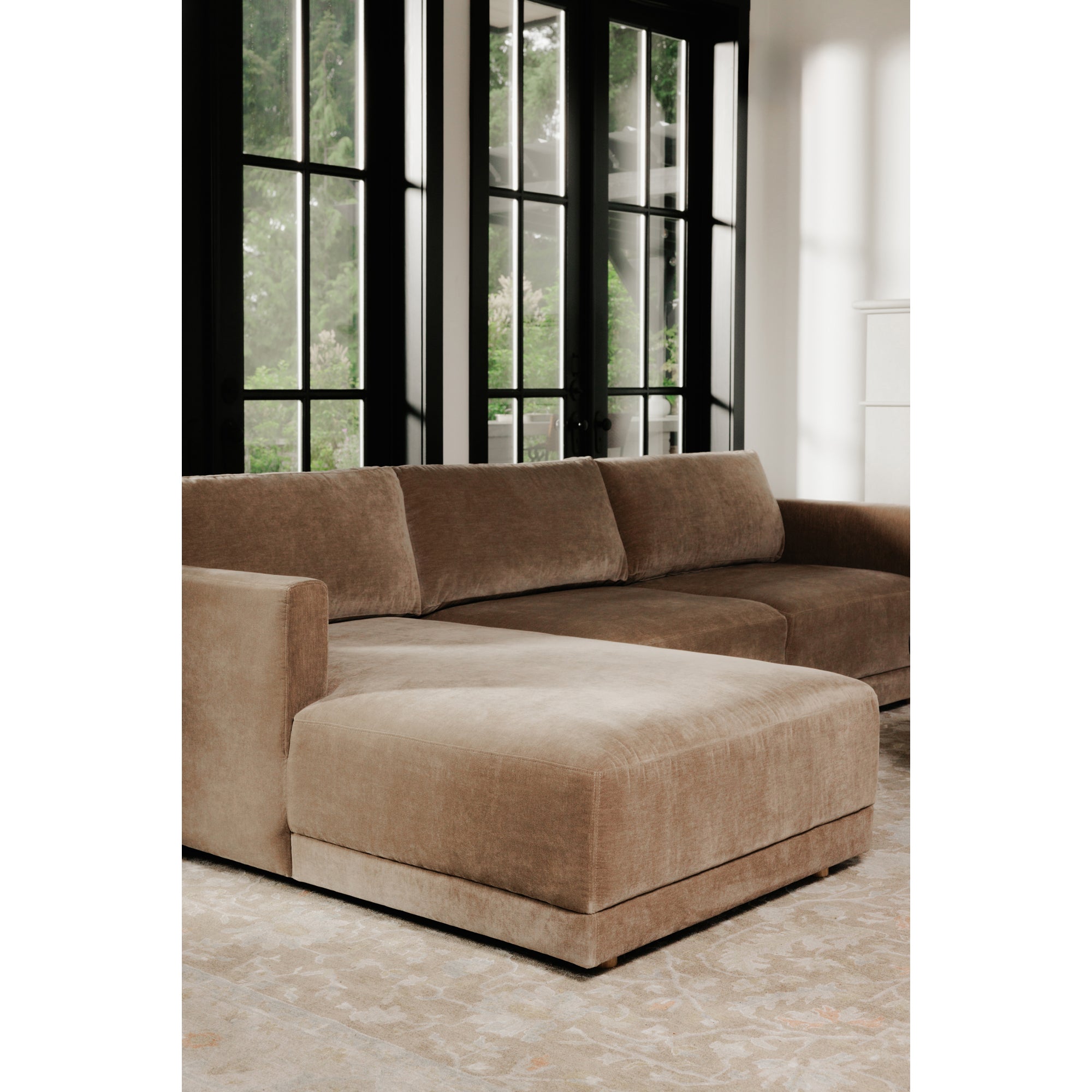 Bryn Sectional Camel Left - 1630Living
