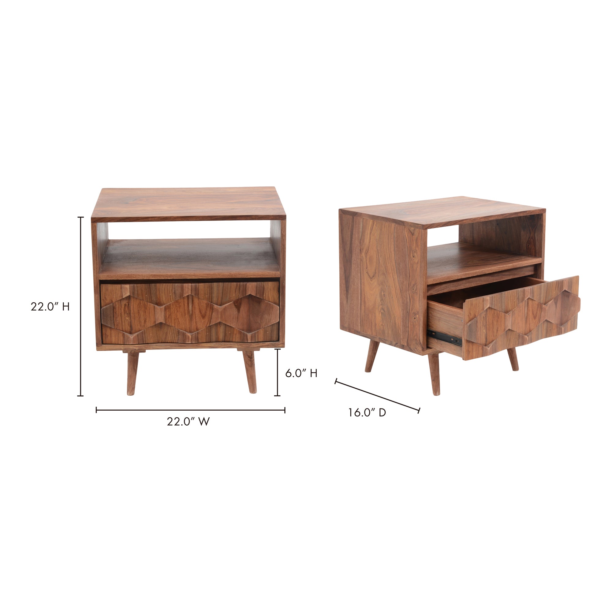 O2 Nightstand Natural - 1630Living