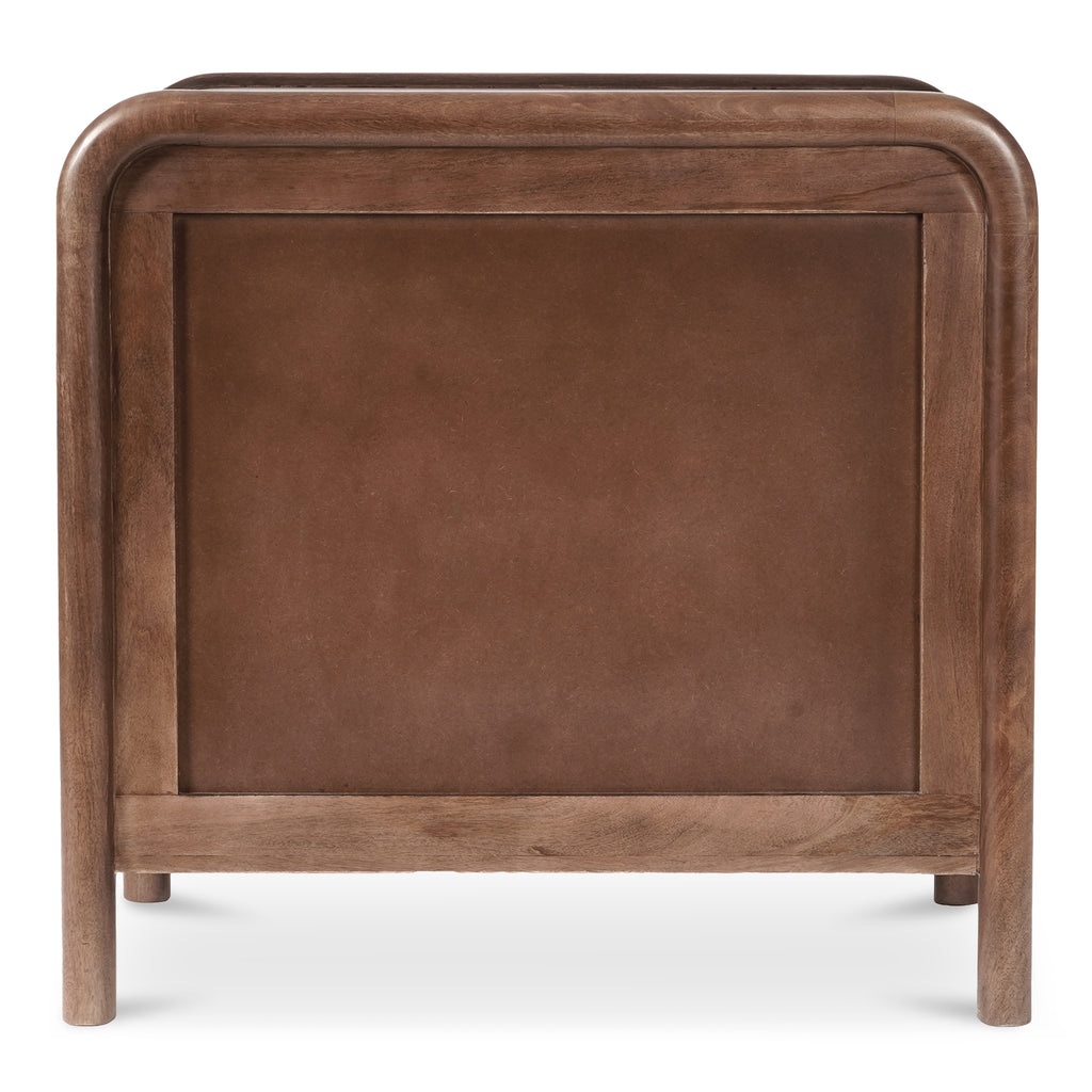 Rye 3 Drawer Nightstand Warm Brown - 1630Living
