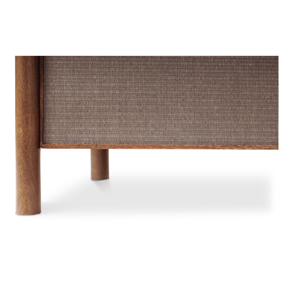 Rye 3 Drawer Nightstand Warm Brown - 1630Living