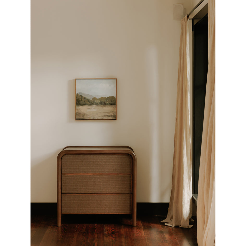 Rye 3 Drawer Nightstand Warm Brown - 1630Living