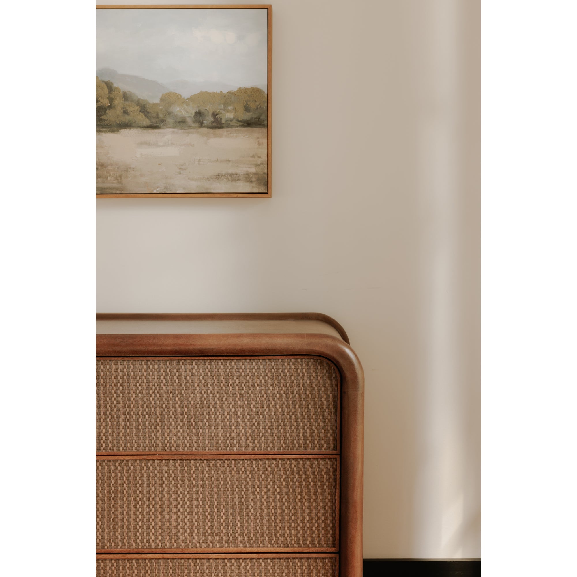 Rye 3 Drawer Nightstand Warm Brown - 1630Living