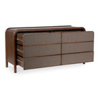 Rye 6 Drawer Dresser Warm Brown - 1630Living