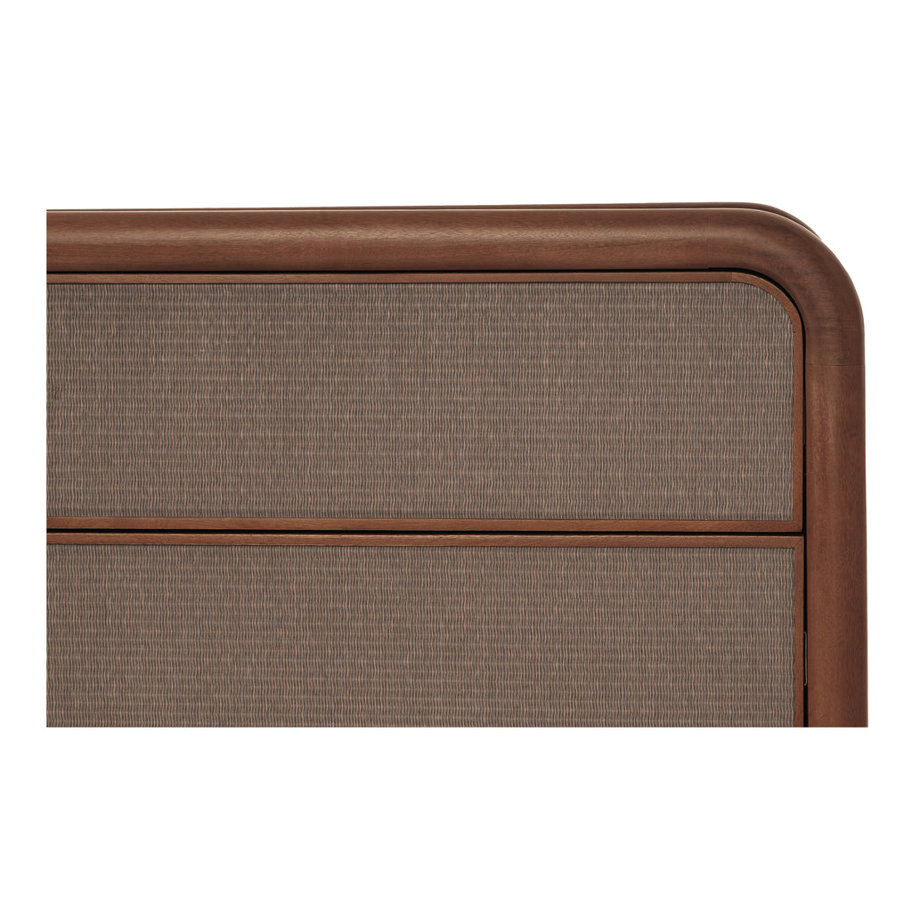 Rye 6 Drawer Dresser Warm Brown - 1630Living