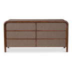 Rye 6 Drawer Dresser Warm Brown - 1630Living