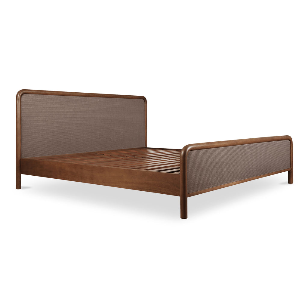 Rye King Bed Warm Brown - 1630Living