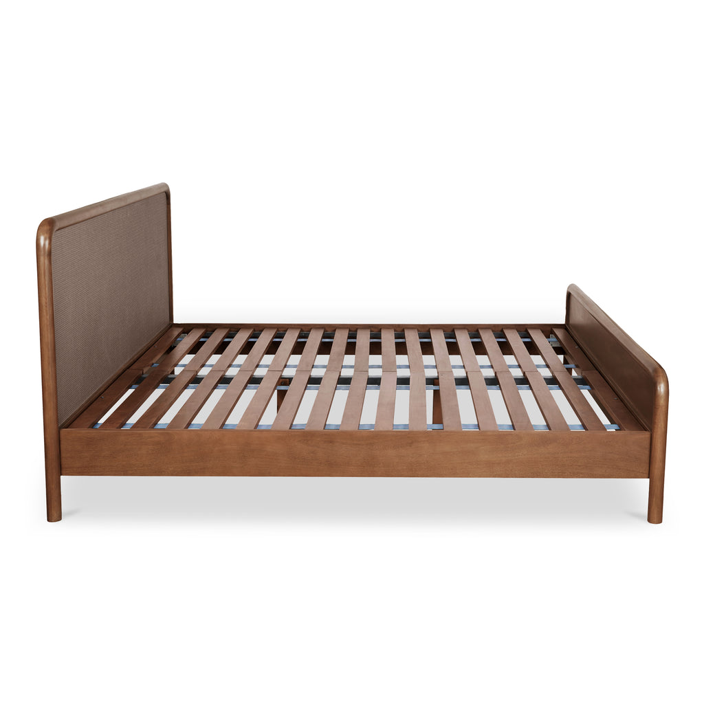 Rye King Bed Warm Brown - 1630Living