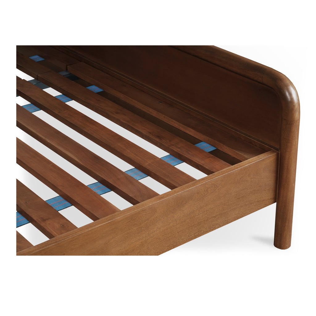 Rye King Bed Warm Brown - 1630Living