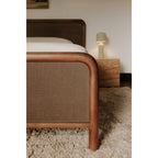 Rye King Bed Warm Brown - 1630Living