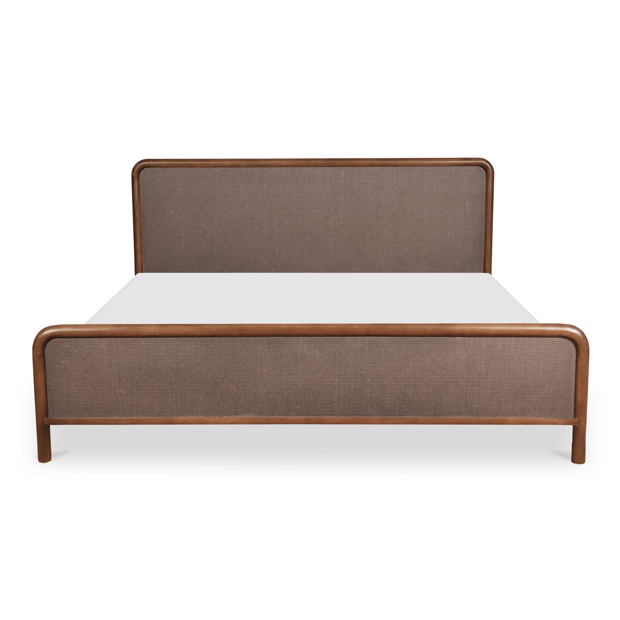 Rye King Bed Warm Brown - 1630Living