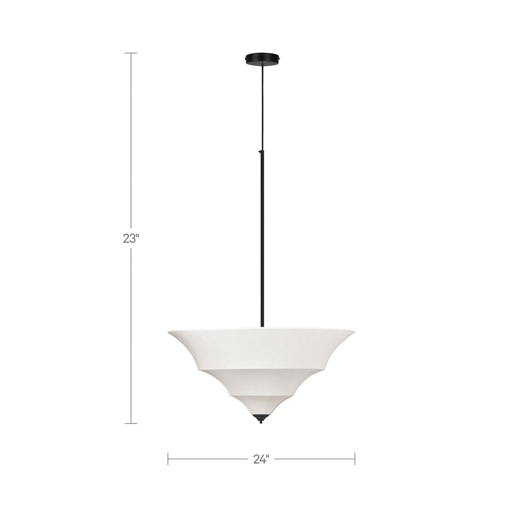 Corrina Pendant Lamp Large White - 1630Living