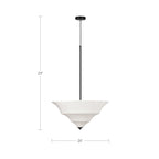 Corrina Pendant Lamp Large White - 1630Living
