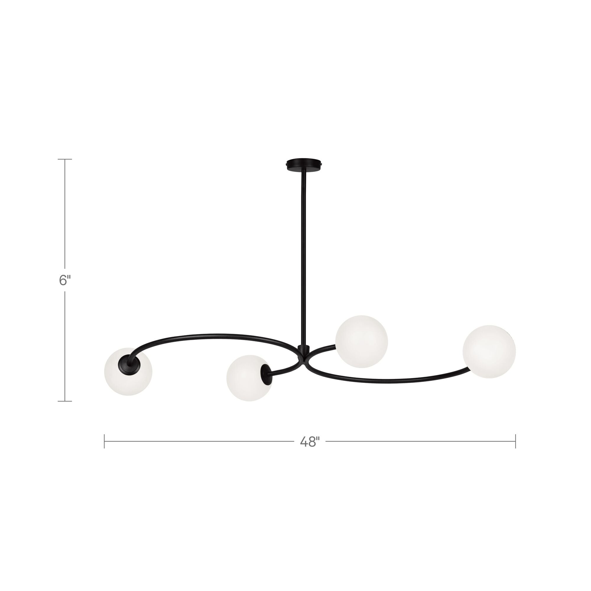 Cedric Pendant Lamp White - 1630Living