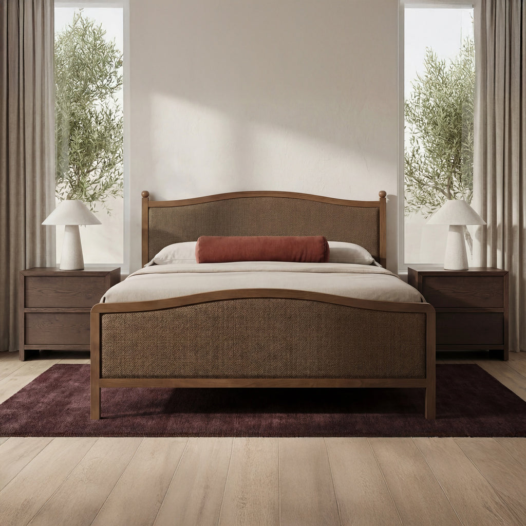 Eve Queen Bed Brown - 1630Living