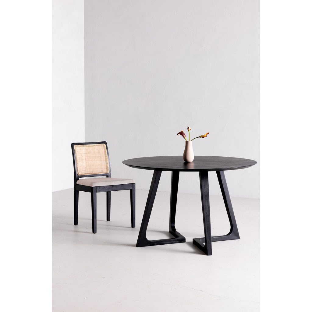 Godenza Round Dining Table Black - 1630Living
