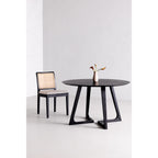 Godenza Round Dining Table Black - 1630Living