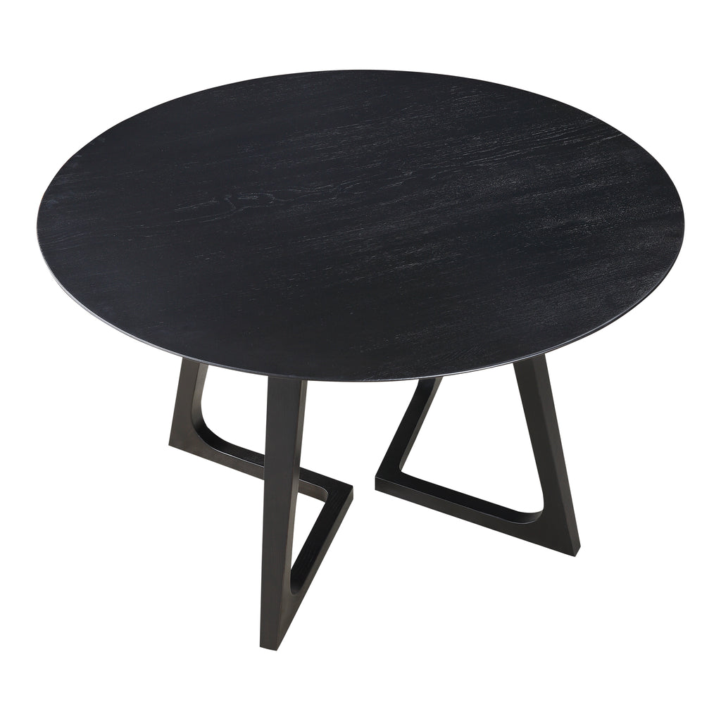 Godenza Round Dining Table Black - 1630Living