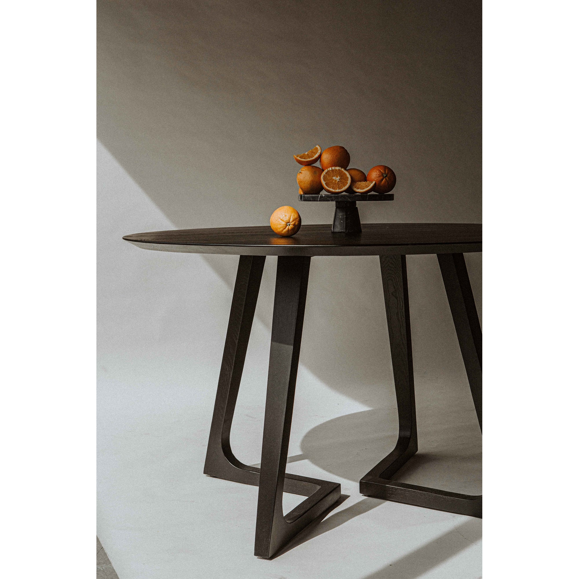 Godenza Round Dining Table Black - 1630Living