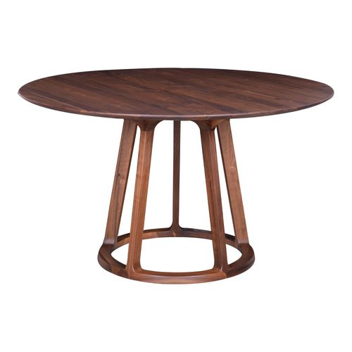 Aldo Round Dining Table Walnut - 1630Living
