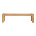 Tempo Outdoor Dining Bench Natural - 1630Living