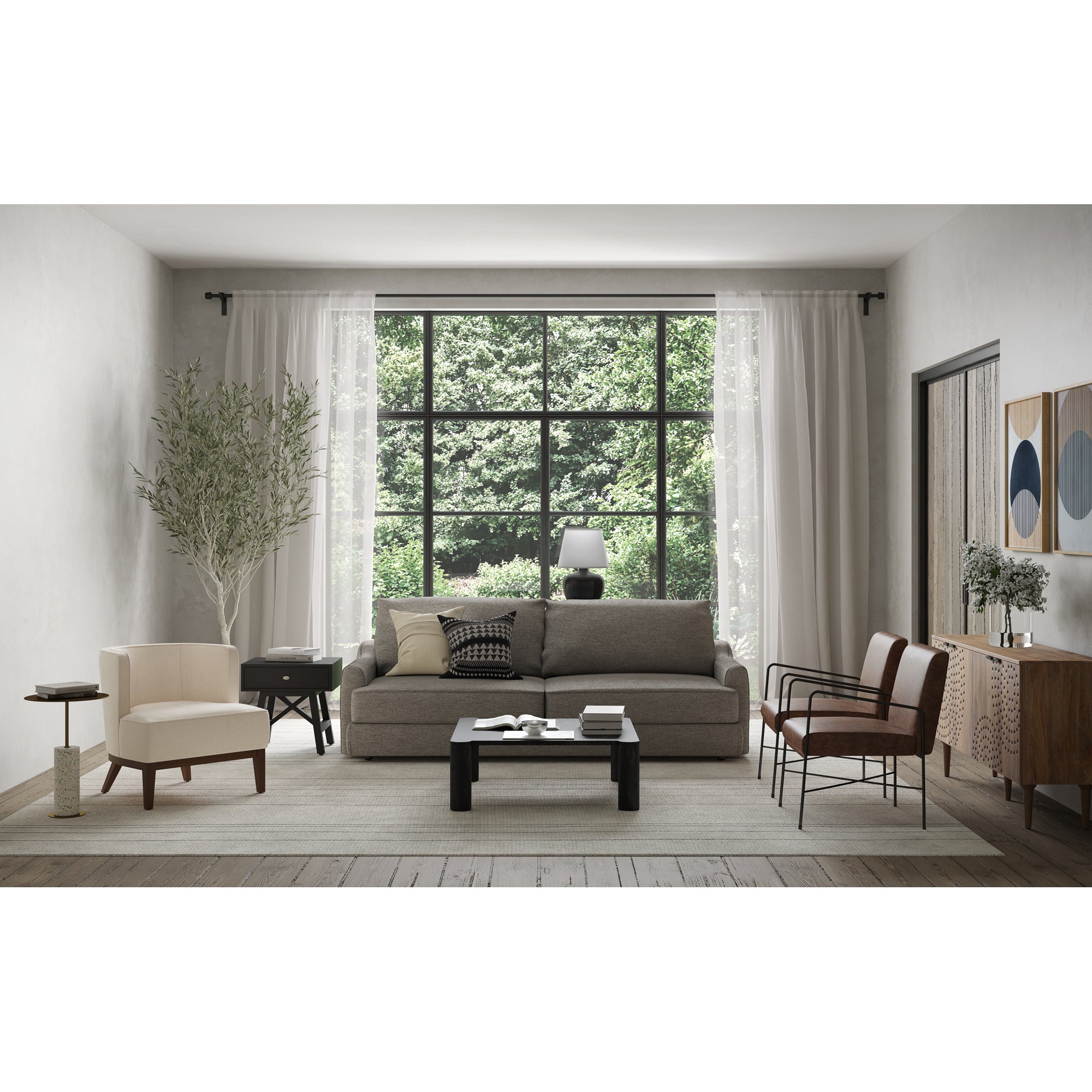 Infinity Sideboard Light Grey - 1630Living