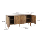 Infinity Sideboard Light Grey - 1630Living